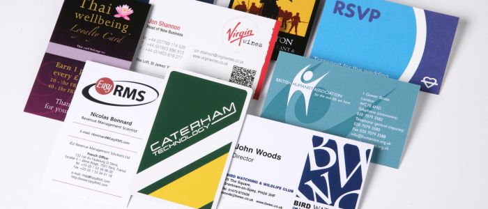 Smarten up your business cards with special finishes