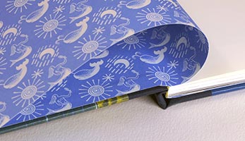 Double sided end paper