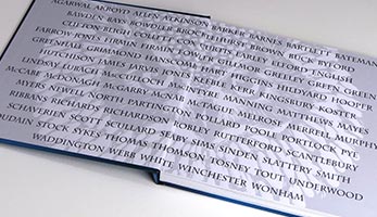 End paper with graphic image