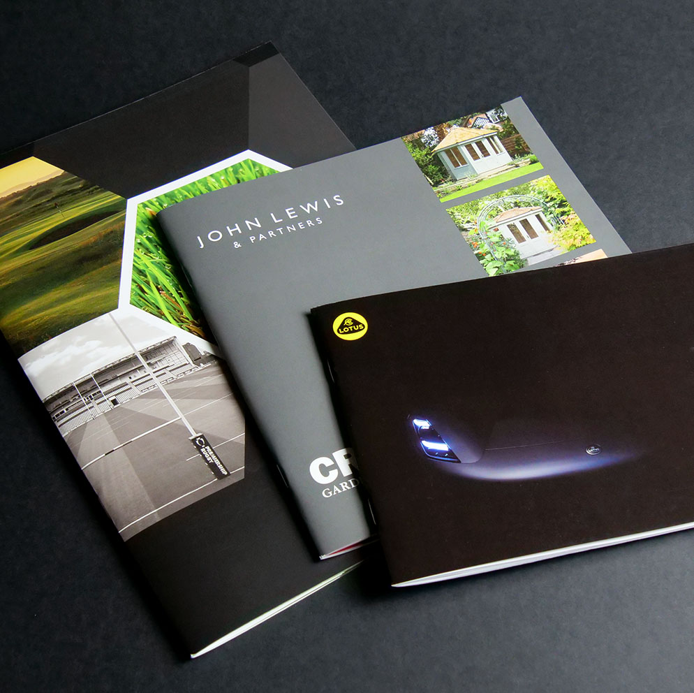 Printed brochure samples